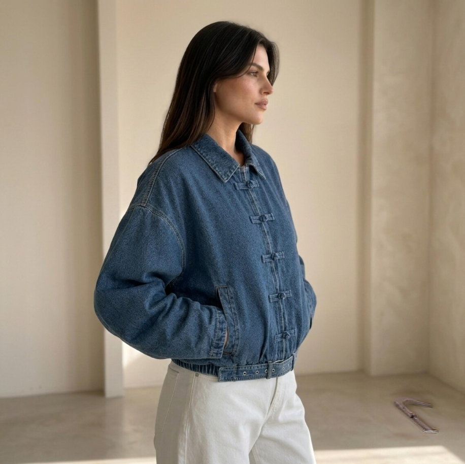 DENIM OUTFIT BLUE JACKET